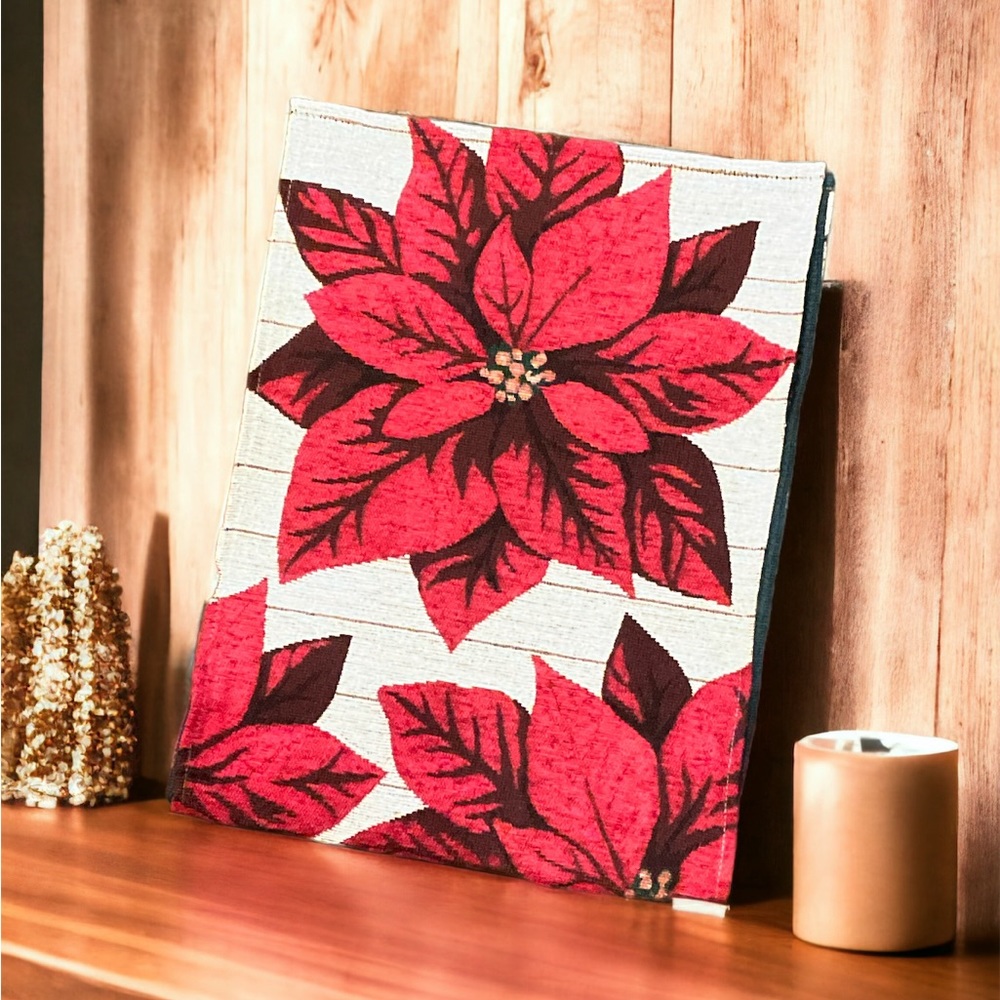 Poinsettia Table Runner